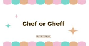 Chef or Cheff