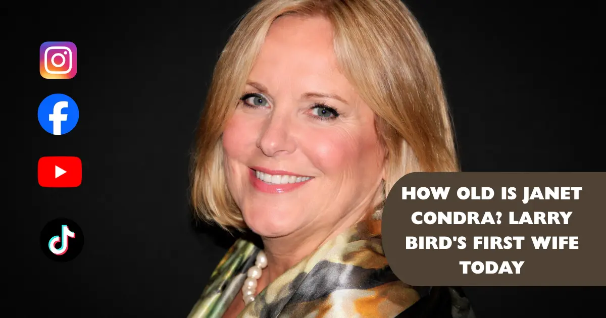 Article image for the query “How Old Is Janet Condra,” featuring a smiling woman in a professional portrait with a clear black background.